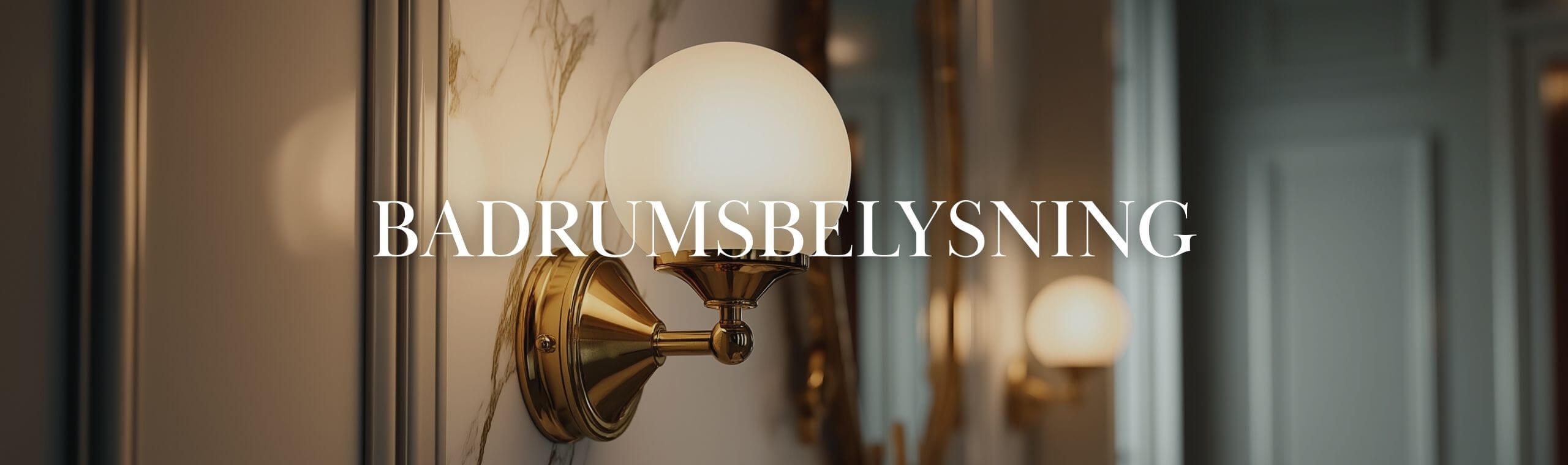 Klassisk badrumsbelysning för sekelskiftsinspirerade badrum