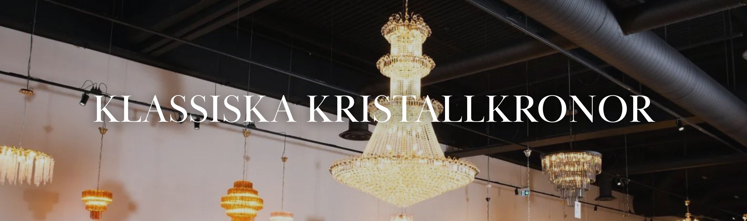 Klassisk stor kristallkrona Marbella
