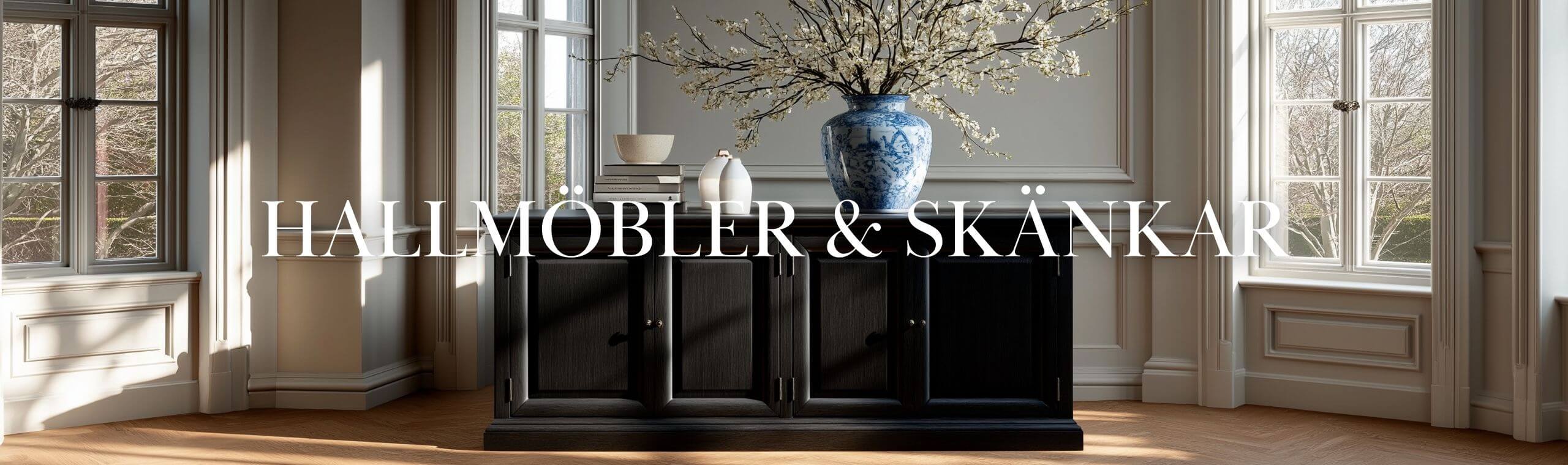 Hallmöbler och skänkar i både klassisk och modern stil