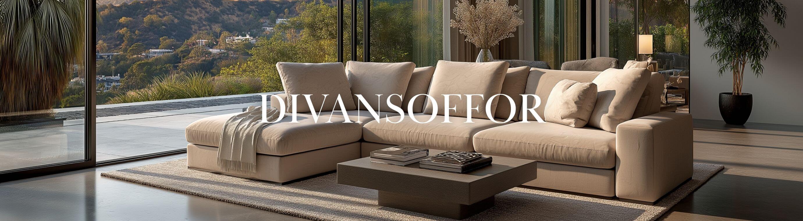 divansoffor och soffor med divan