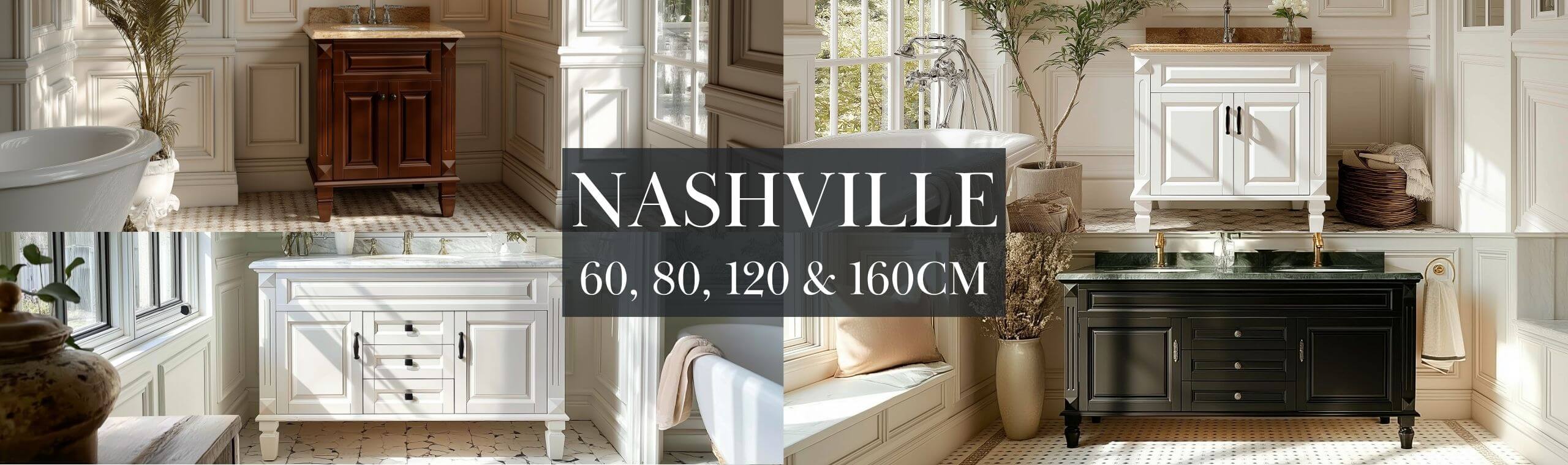klassiska badrumskommoder modellen Nashville