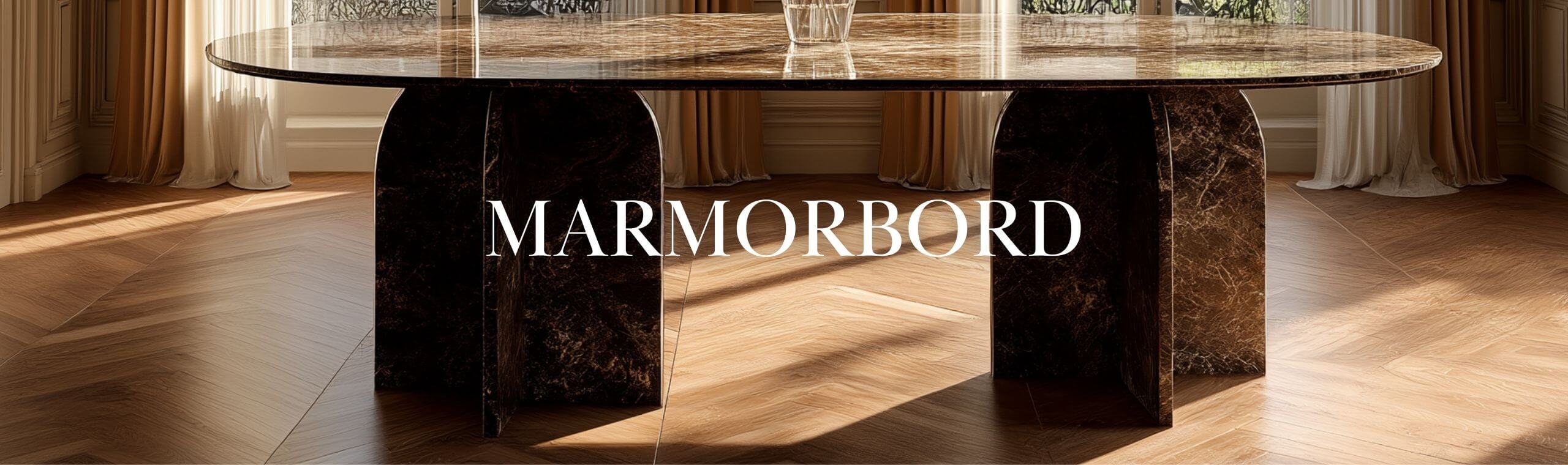 matbord i marmor