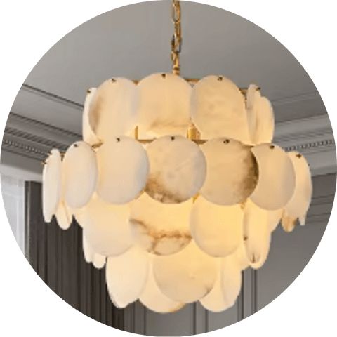 Taklampa Marmor