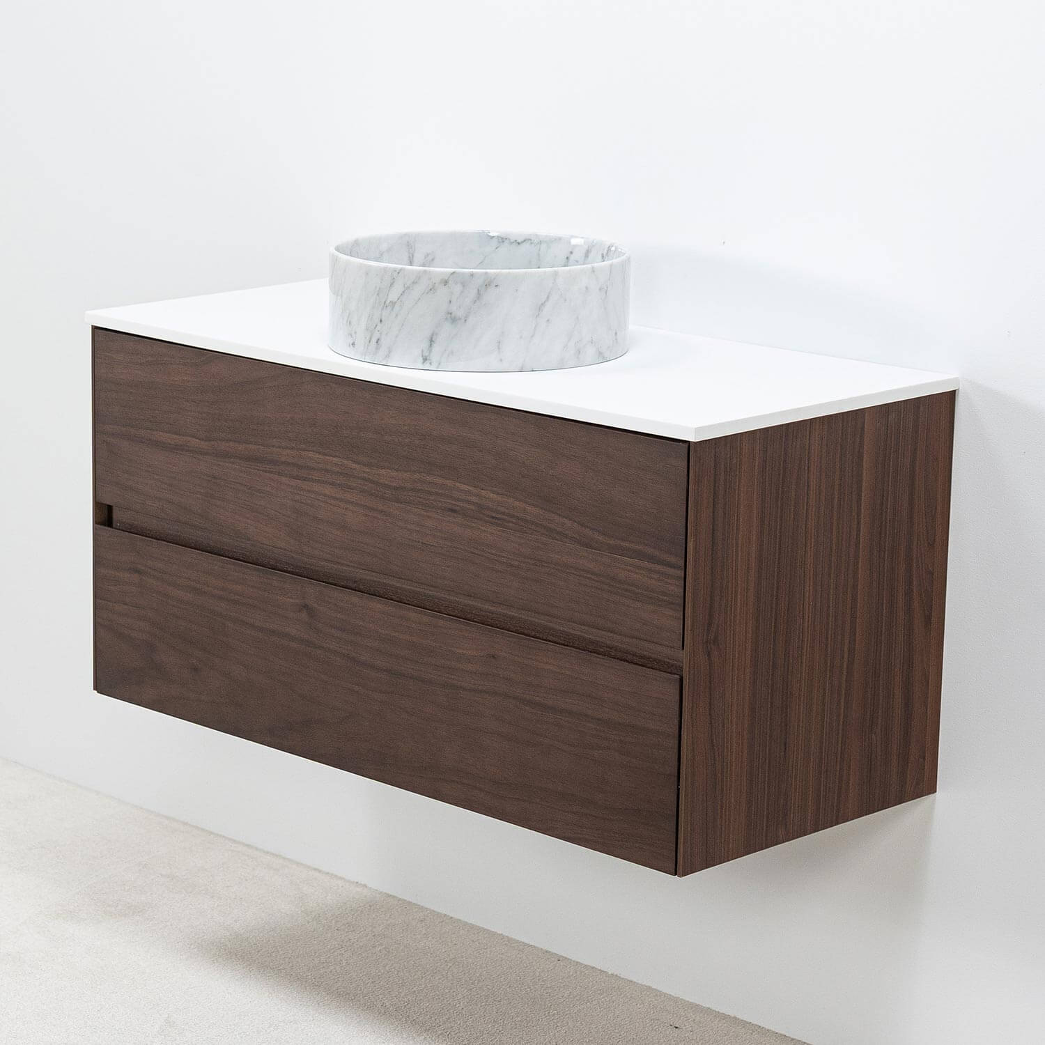 Marstrand valnöt 100cm modern kommod