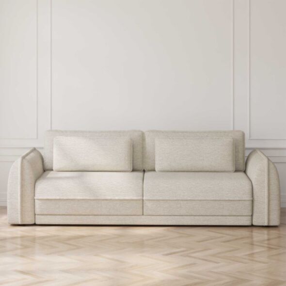 Soffa 3-sits 253cm Beige - Stockholm