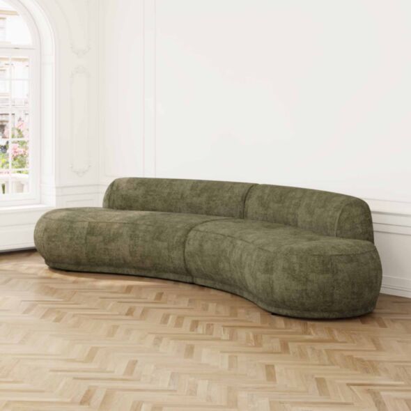 Soffa 3-sits XL 350cm Grön - Bel Air