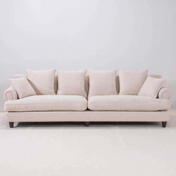 Howardsoffa 3-sits XL Beige 300cm - Hampton