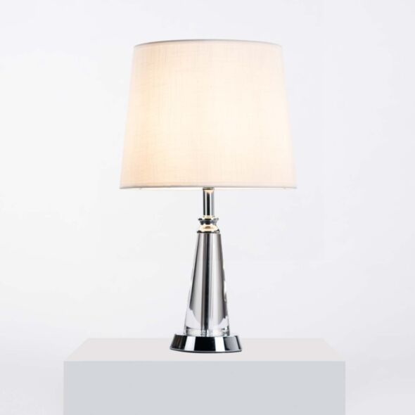 Bordslampa Glas/Krom H50cm - Pisa