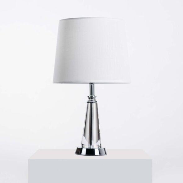 Bordslampa Glas/Krom H50cm - Pisa