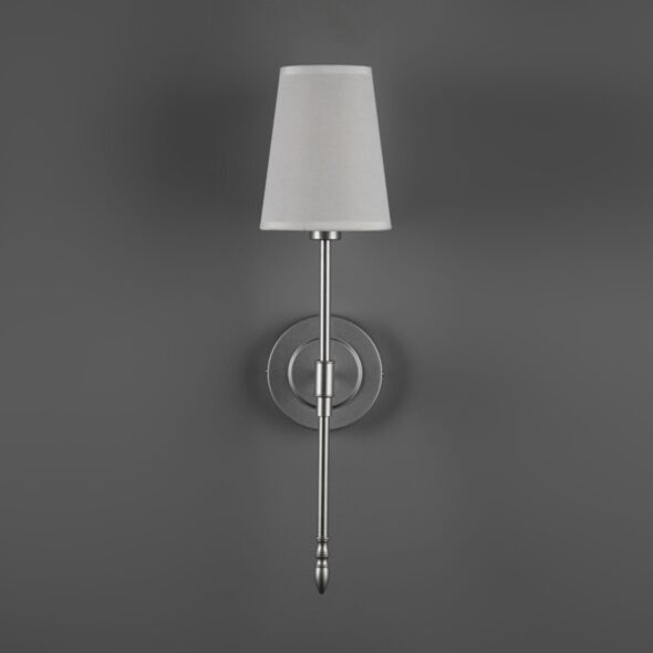 Vägglampa Silver Med Hatt H51 - Hampton