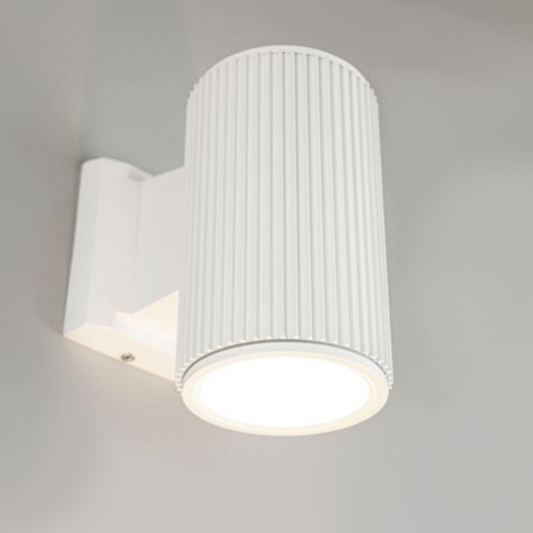 Vägglampa Utomhus Vit Downlight H16cm - Tylösand