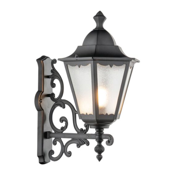 Vägglampa Utomhus Gammaldags Svart Ø33cm - Buckingham