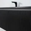 Dubbelkommod Svart 150cm Svart Helgjuten - Båstad