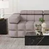 Soffa 2-sits 213cm Brun Boucle Armstöd Vänster - Paris