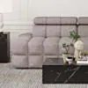 Soffa 2-sits 216cm Brun Boucle Utan Armstöd - Paris