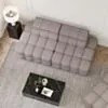 Soffa 2-sits 216cm Brun Boucle Utan Armstöd - Paris