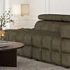 Soffa 2-sits 213cm Olivgrön Armstöd Höger - Paris