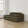 Soffa 2-sits 213cm Olivgrön Armstöd Höger - Paris