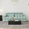 Soffa 2-sits 213cm Mintgrön Boucle Armstöd Vänster - Paris