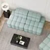Soffa 2-sits 216cm Mintgrön Boucle Utan Armstöd - Paris