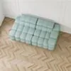 Soffa 2-sits 213cm Mintgrön Boucle Armstöd Höger - Paris