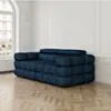 Soffa 2-sits 210cm Mörkblå  - Paris