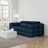 Soffa 2-sits 210cm Mörkblå  - Paris