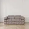 Soffa 2-sits 210cm Brun Boucle  - Paris