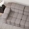 Soffa 2-sits 210cm Brun Boucle  - Paris