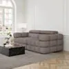Soffa 2-sits 210cm Brun Boucle  - Paris