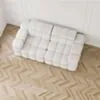 Soffa 2-sits 210cm Vit  - Paris