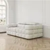 Soffa 2-sits 210cm Vit  - Paris