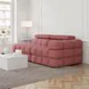 Soffa 2-sits 213cm Rosa Armstöd Höger - Paris