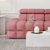 Soffa 2-sits 213cm Rosa Armstöd Höger - Paris