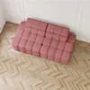 Soffa 2-sits 216cm Rosa Utan Armstöd - Paris