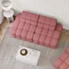 Soffa 2-sits 216cm Rosa Utan Armstöd - Paris
