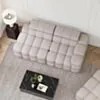 Soffa 2-sits 213cm Sand Armstöd Höger - Paris
