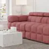 Soffa 2-sits 213cm Rosa Armstöd Vänster - Paris