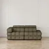Soffa 2-sits 213cm Olivgrön Armstöd Vänster - Paris