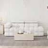 Soffa 2-sits 213cm Vit Boucle Armstöd Vänster - Paris