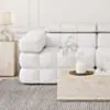 Soffa 2-sits 213cm Vit Boucle Armstöd Vänster - Paris