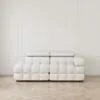 Soffa 2-sits 213cm Vit Armstöd Höger - Paris
