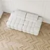 Soffa 2-sits 213cm Vit Armstöd Höger - Paris