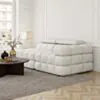 Soffa 2-sits 213cm Vit Armstöd Höger - Paris