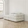 Soffa 2-sits 213cm Vit Armstöd Höger - Paris