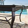 Matbord Utomhus Svart Aluminium St Tropez 320cm