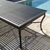 Matbord Utomhus Svart Aluminium St Tropez 320cm