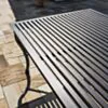Matbord Utomhus Svart Aluminium St Tropez 320cm