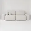 Soffa 3-sits 253cm Ivory - Huntington