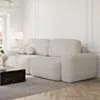 Soffa 3-sits 253cm Ivory - Huntington